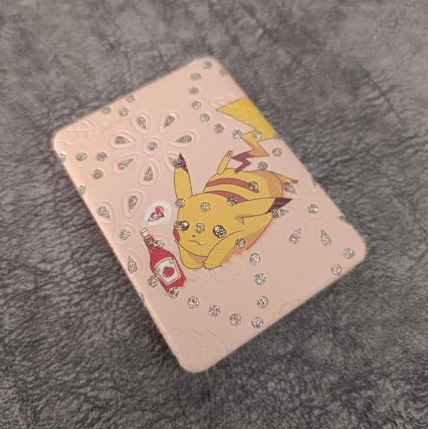 Cep Ayna Pokemeon Pikachua Makyaj Çanta Seyahat Taşınabilir Ayna Kozmetik Büyüteç Kompakt    - Image 1