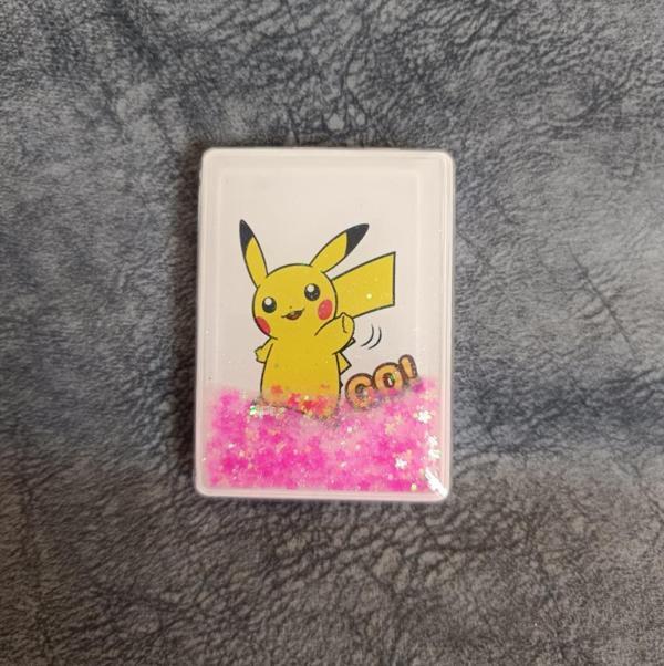 Cep Ayna Pokemeon Pikachua Makyaj Çanta Seyehat Taşınabilir Ayna Bebek Sulu Kozmetik Büyüteç Kompakt Katlanır      - Image 1