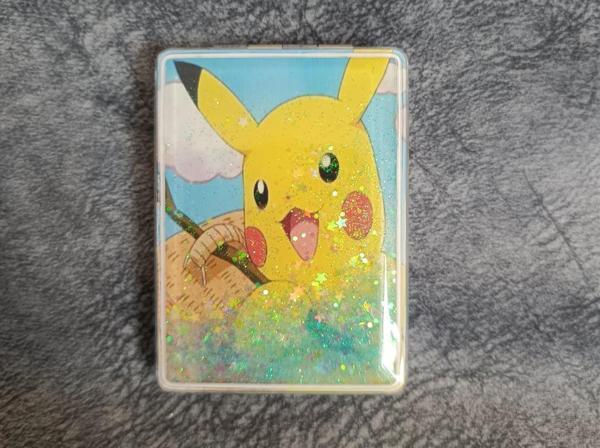 Cep Ayna Pokemeon Pikachua Makyaj Çanta Seyehat Taşınabilir Ayna Bebek Sulu Kozmetik Büyüteç Kompakt Katlanır      - Image 1