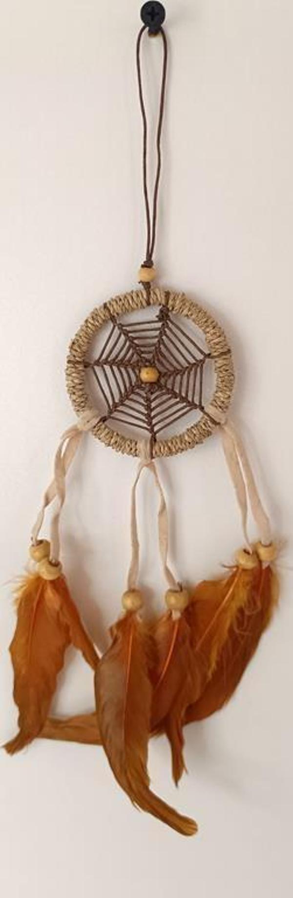 Düş Düşler Kapanı Araba Dikiz Ayna Süsü Dreamcatcher Duvar Süsleri Ev Mini Düş Kapanı  - Image 1