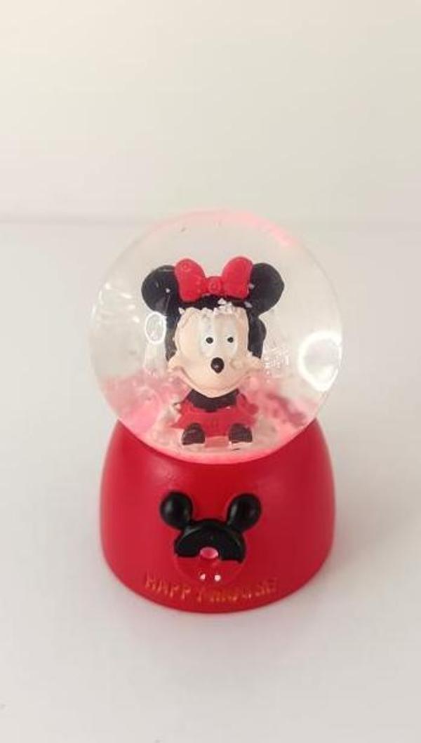 Kar Küresi Mini Mouse Işıklı Kar Küresi Ev Ofis Dekor Biblo Obje     - Image 1