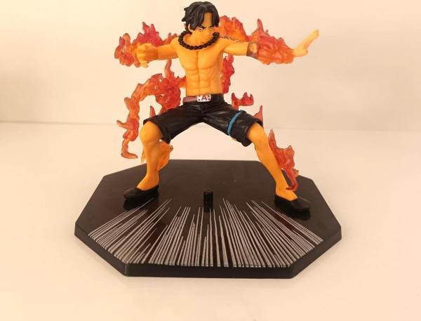 Figür Anime One Piece Portgas D. Ace  Karakter Figür Oyuncak Biblo 12 cm - Image 1