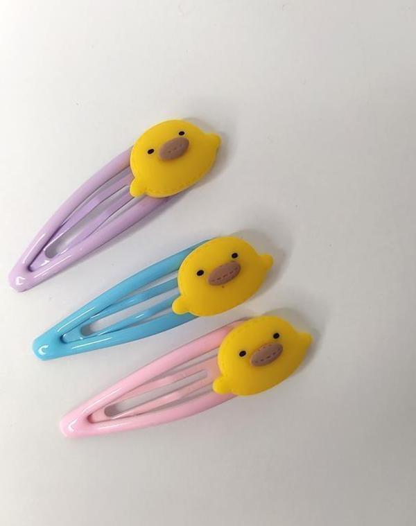 Sevimli Civciv Renkli Çıt Çıt Toka Saç Aksesuar 11468 - Image 1