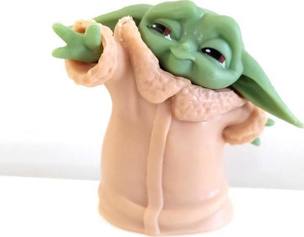 Star Wars 3D Baby Yoda Mini Figür Oyuncak 6cm 9141 - Image 1