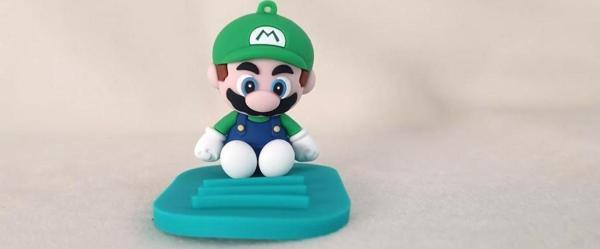 Telefon Tutucu Süper Mario Silikon Telefon Standı Karakter Figür Oyuncak  - Image 1