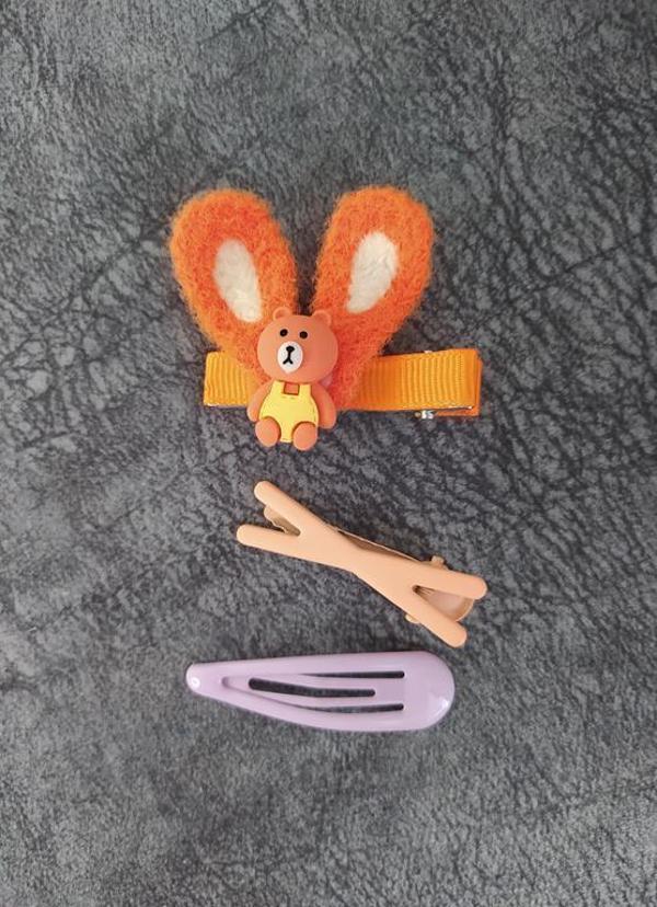 Toka Bebek Saç Klipsli Pens Toka Sevimli Çocuklar Kız Saç Toka Aksesuarları  - Image 1