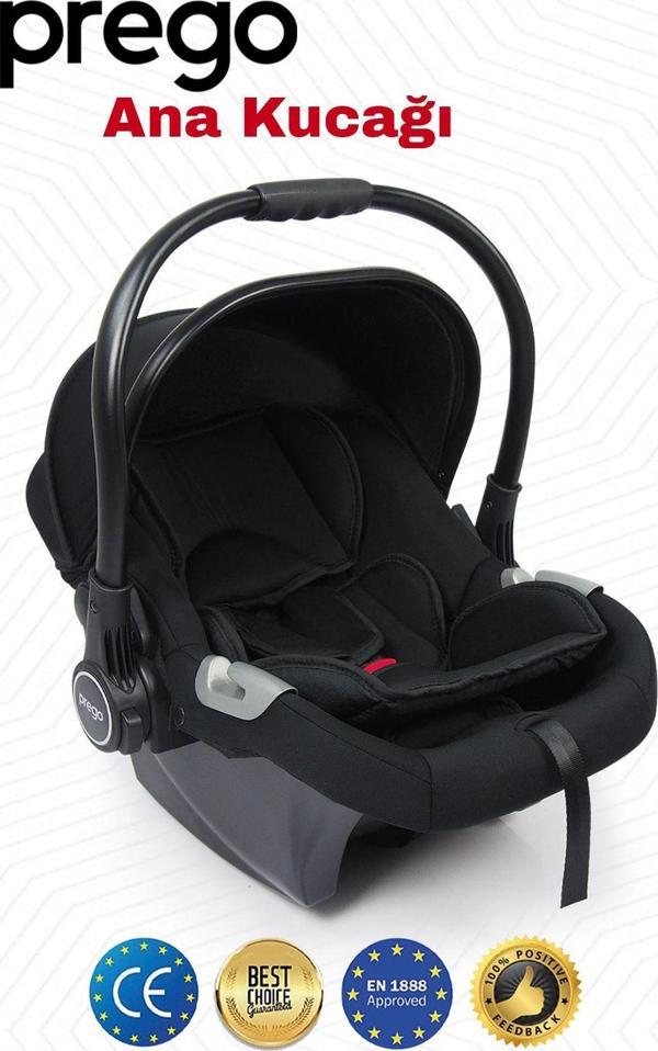 Prego Lotus Ana Kucağı Puseti Taşıma Oto Koltuğu Siyah Tek Ebat - Image 1
