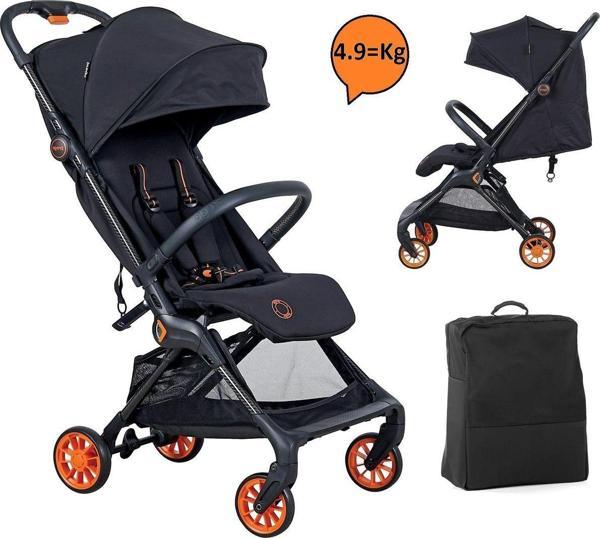Prego 2224 Quark Kabin Boy Bebek Arabası Turuncu Tek Ebat - Image 1
