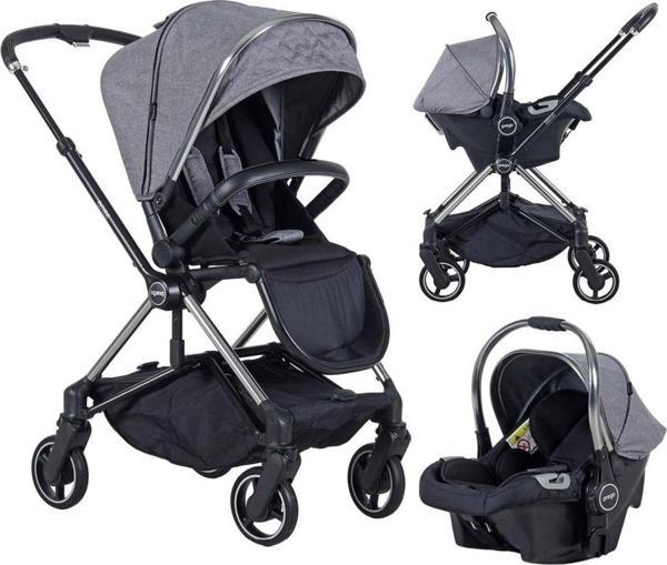 Prego Mios Çift Yönlu Travel Sistem Bebek Arabası Gri Tek Ebat - Image 1