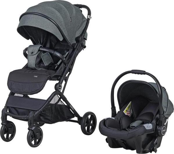 Prego Solo Travel Bebek Arabası 2032 Yeşil Tek Ebat - Image 1