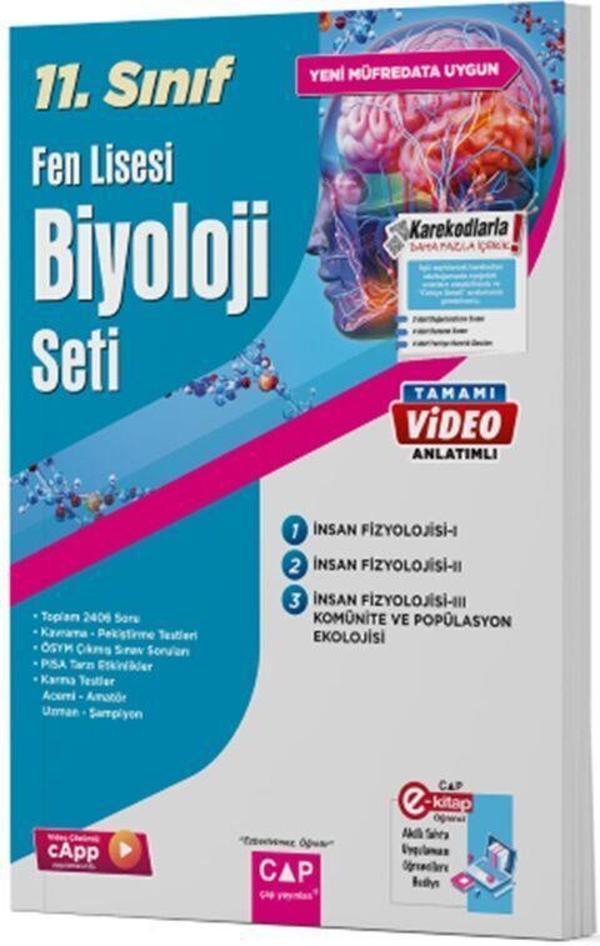 11. Sınıf Fen Lisesi Biyoloji Seti Çap - Çap Yayınları - Image 1
