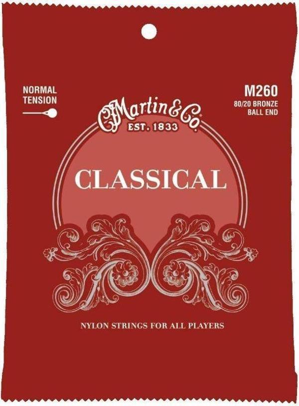 Martin Co M260 Bronze Wound Ball-End Klasik Gitar Telleri - Image 1
