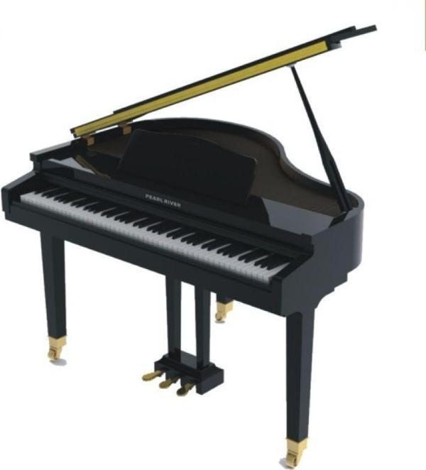 Pearl River GP1100 Baby Grand Dijital Piyano (Siyah) - Image 1
