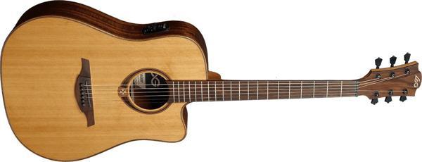 LAG GLA T118DCE - Tramontane Dreadnought Cutaway Elektro Akustik Gitar - Image 1