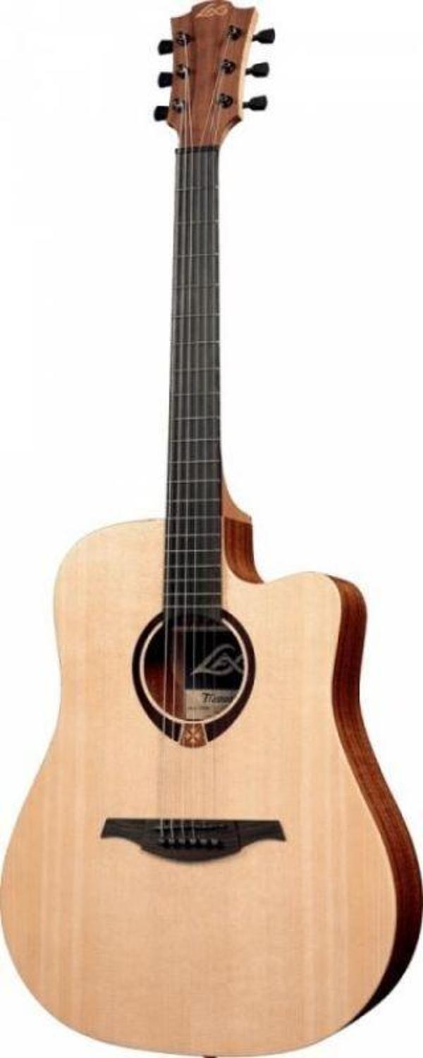 LAG GLA T70DCE Tramontane Dreadnought Cutaway Elektro Akustik Gitar - Image 1