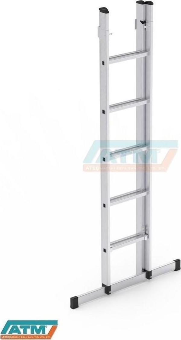 2*2=4+1=5 MT 80X25 İKİ PARÇALI A TİPİ SÜRGÜLÜ MERDİVEN - Image 1