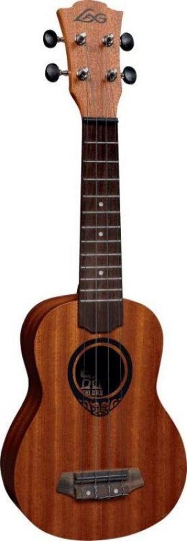 LAG GLU TKU8S Tiki Soprano Natural Ukulele - Image 1
