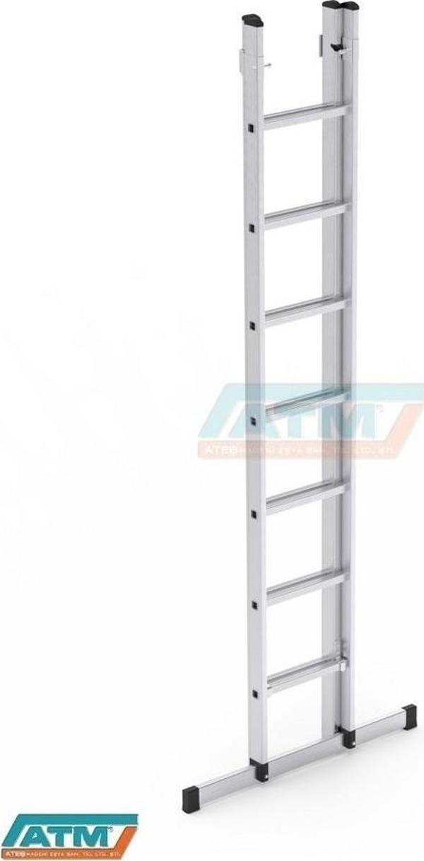 2,5*2=5+1=6 MT 80X25 İKİ PARÇALI A TİPİ SÜRGÜLÜ MERDİVEN - Image 1