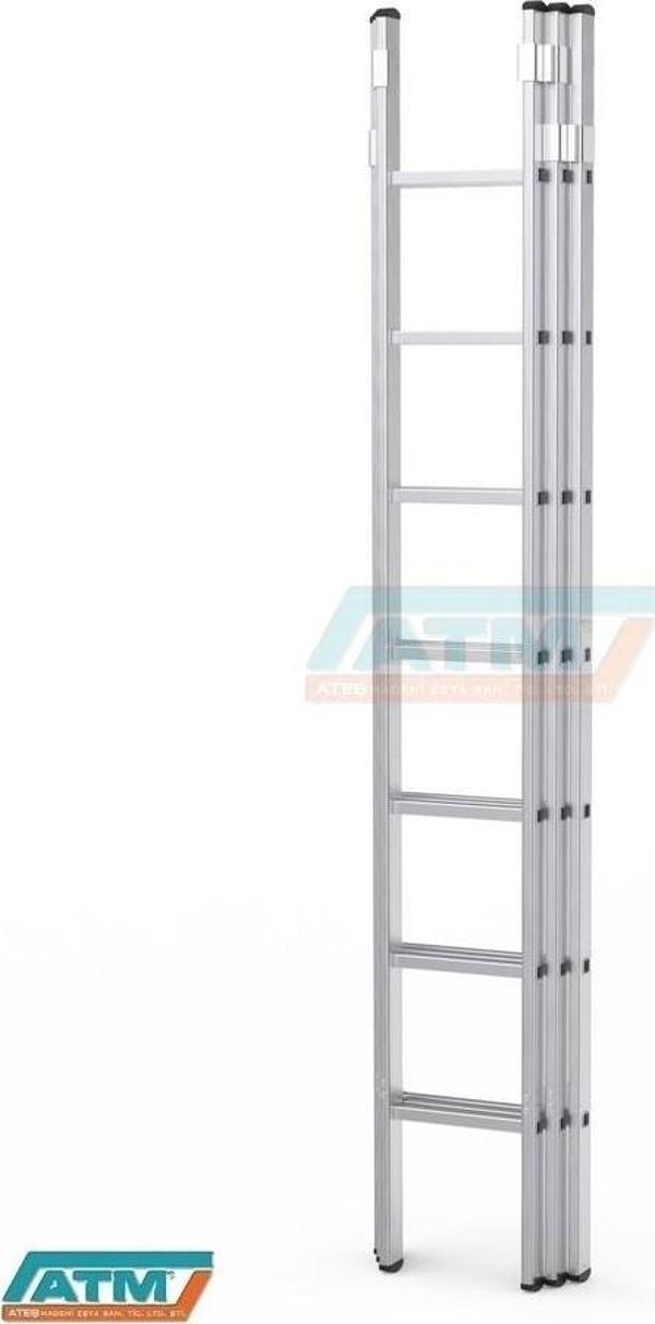 2,5*3=7,5 MT 65X25 ÜÇ PARÇALI SÜRGÜLÜ MERDİVEN - Image 1