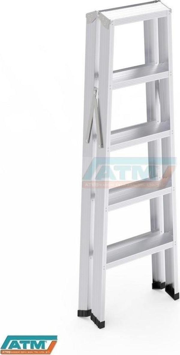 5+5 GOLD ALM ÇİFT ÇIKIŞLI MERDİVEN - Image 1
