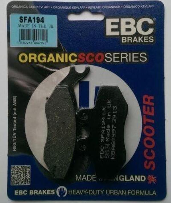 Ebc Sfa194 1998-1999 Piaggio Skipper 150 Uyumlu Ön Fren Balatası Organik Balata - Image 1