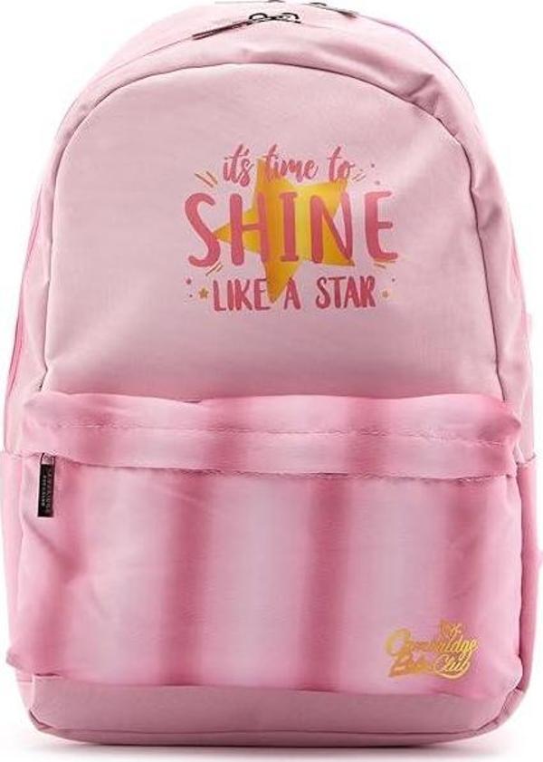 Cambridge Polo Club Shine Star Çift Ana Bölmeli Unisex Çocuk İlkokul Sırt Çantası Pembe / CPO4087.00 - Image 1