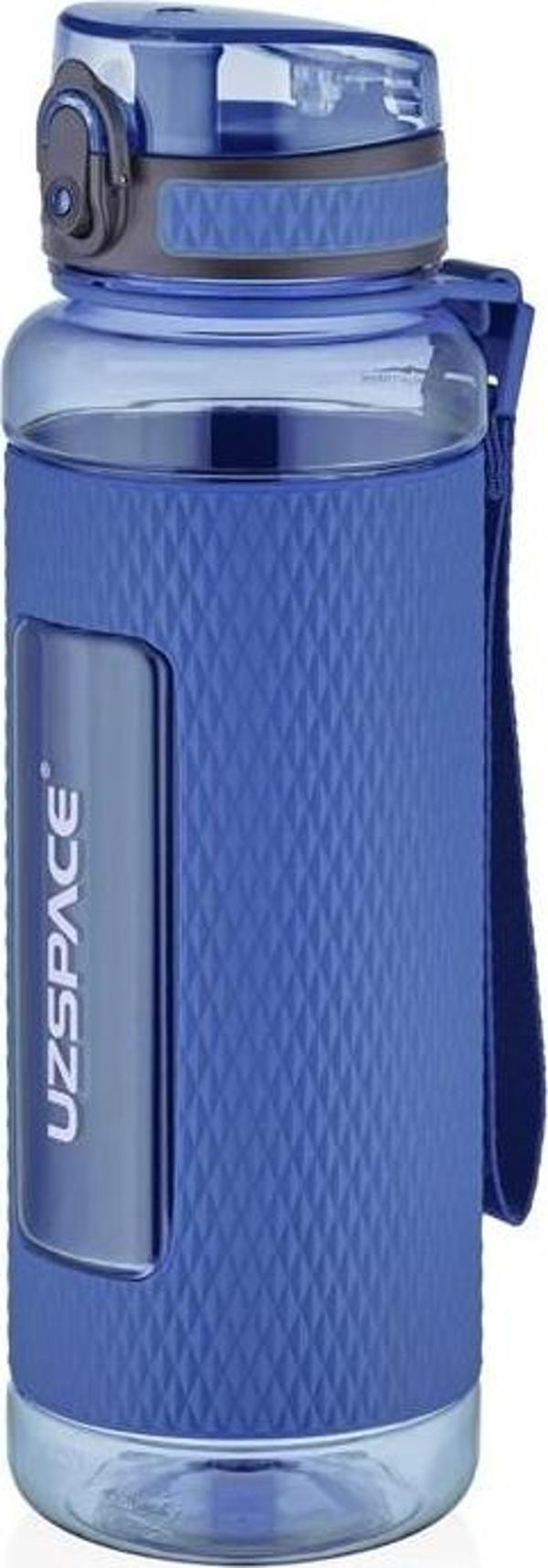 Uzzspace 1100ml Silikon Korumalı Tritan Matara Clitoria Blue / 5046 - Image 1