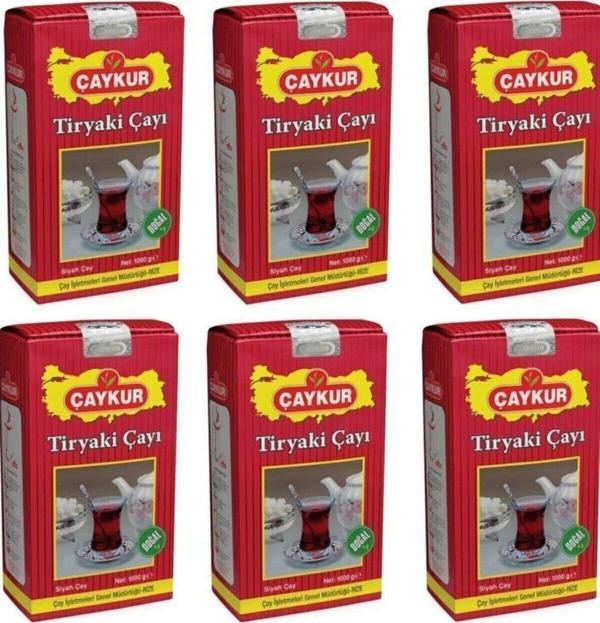 Çaykur Tiryaki 1 Kg Dökme Çay X 6 Adet - Image 1