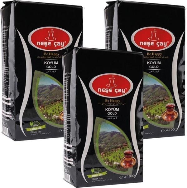 Neşe Çay Köyüm Gold 1 Kg 3 Adet - Image 1