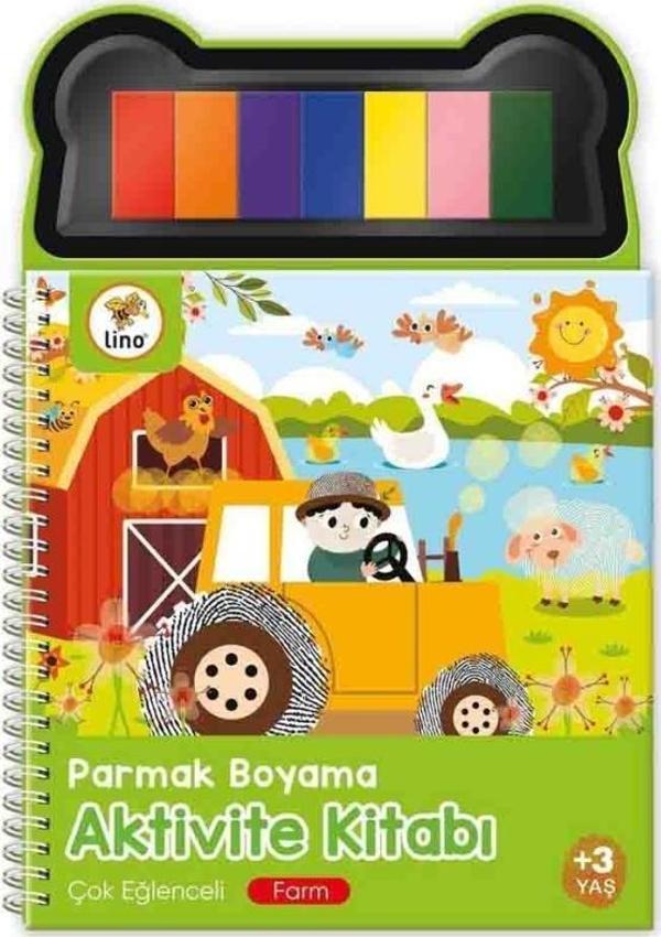 Lino Parmak Boyama Aktivite Kitabı // Farm - Image 1