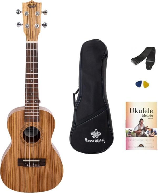HAVANA HKC-UK24 CONCERT UKULELE SET (SOFTCASE-ASKI-METHOD-PENA HEDİYELİ) - Image 1