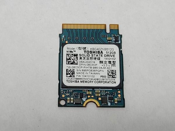 KIOXIA 256GB BG4 KBG50ZNS256G  PCIe Gen4x4 NVMe 2230 M.2 SSD (TOSHIBA) - Image 1