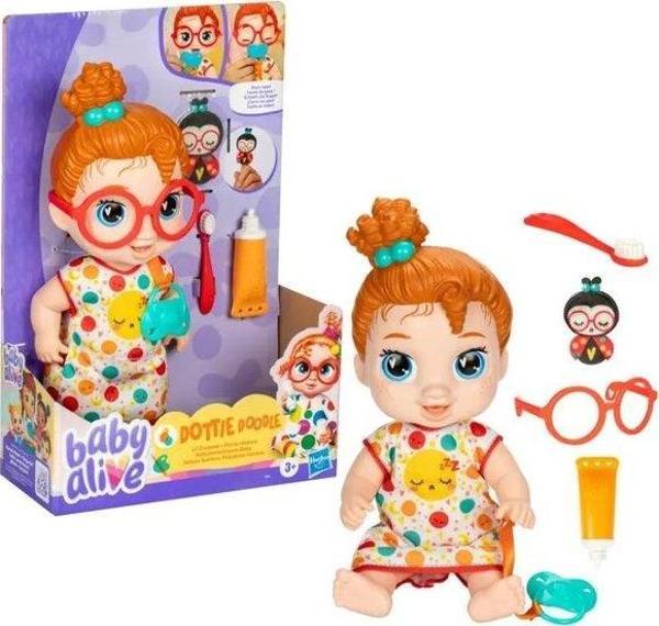 Baby Alive Uykucu Bebeğim Kırmızı Saçlı Dottie - Image 1