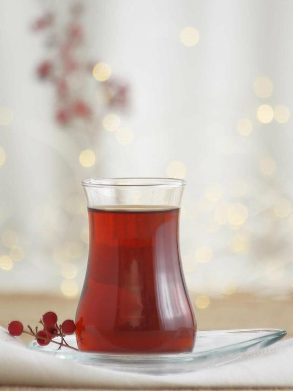 Lav eva çay takımı çay seti - çay bardağı ve tabağı 24 prç.12 kişilik - Image 1