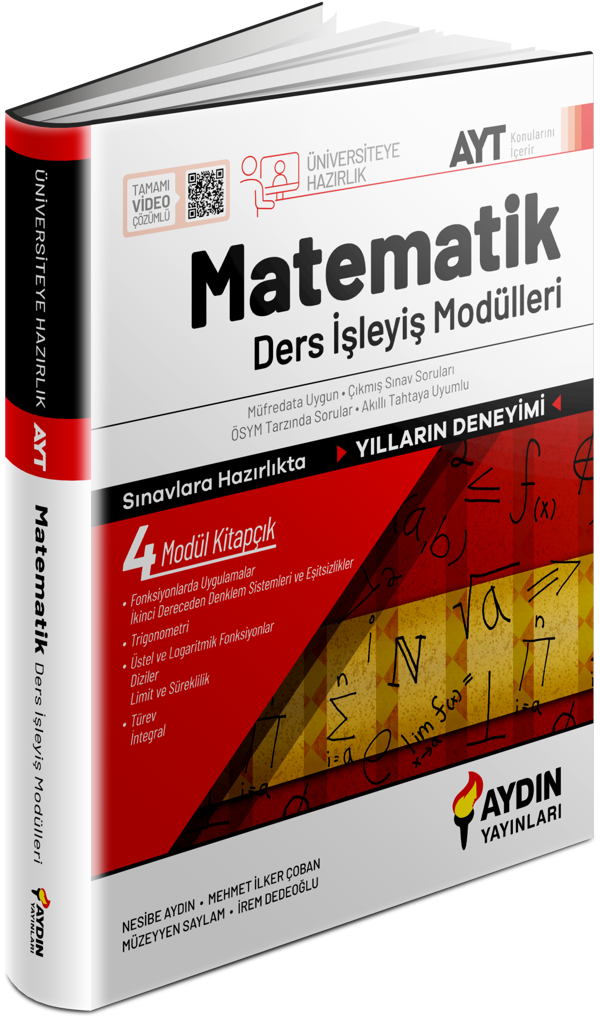 Aydın Yayınları Üniversiteye Hazırlık AYT Matematik Ders İşleyiş Modülleri - Aydın Yayınları - Image 1