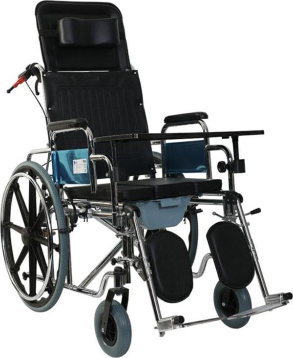 Golfi -4 G124 Sırtı Yatarlı Banyo Tuvalet Sandalyesi - Image 1