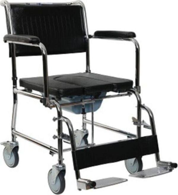 Tekerlekli İskemle Tekerleki Iskemle B-125F Banyo / Tuvalet Sandalyesi - Image 1
