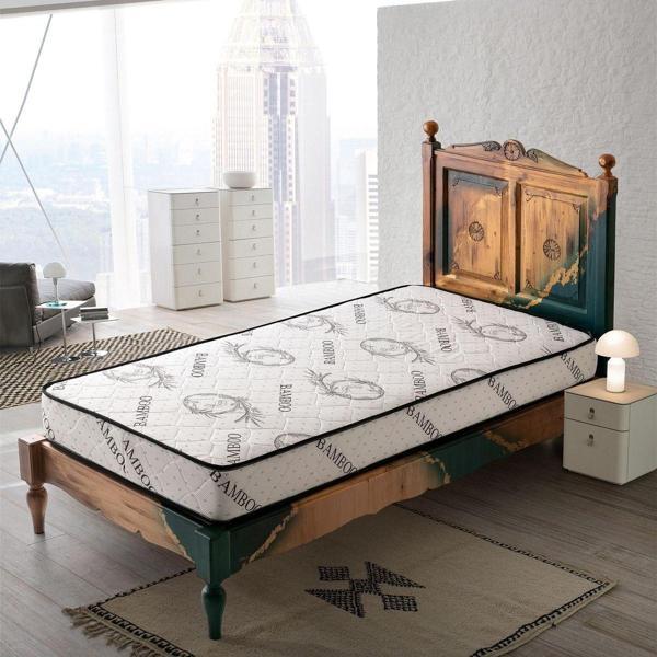 Heyner Bamboo Jakarlı Ortopedik Yaylı Yatak Tek Kişilik Çift Kişilik Ve Bebek Yatakları - Image 1