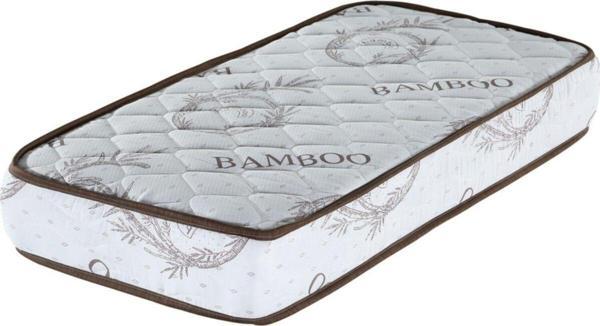 Pooly 70x120 Bambu Desenli Soft Ortopedik Yaylı Yatak 70*120 Yaylı Bebek Yatağı - Image 1