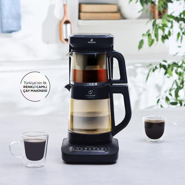 Karaca Robotea Pro 4 in 1 Konuşan Cam Çay Makinesi Agate - Image 1