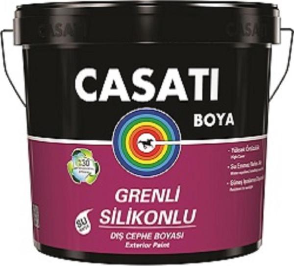 Casati Grenli Silikonlu Dış Cephe Boyası 25 Kg Beyaz - Image 1