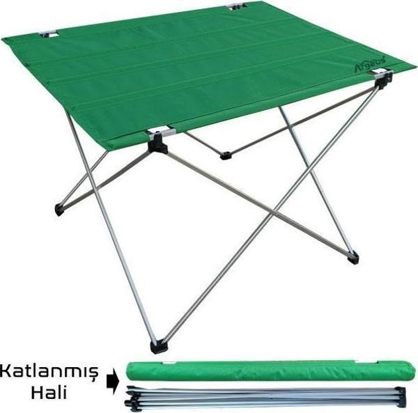 54001 Argeus Katlanabilir Alüminyum Masa/ Yeşil - Image 1