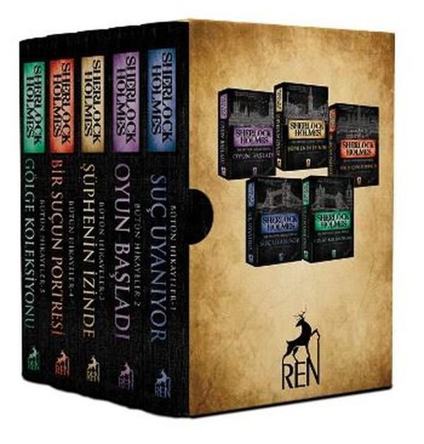 Sherlock Holmes - Bütün Hikayeler - 5 Kitap Takım - Ren Kitap Yayınevi - Image 1