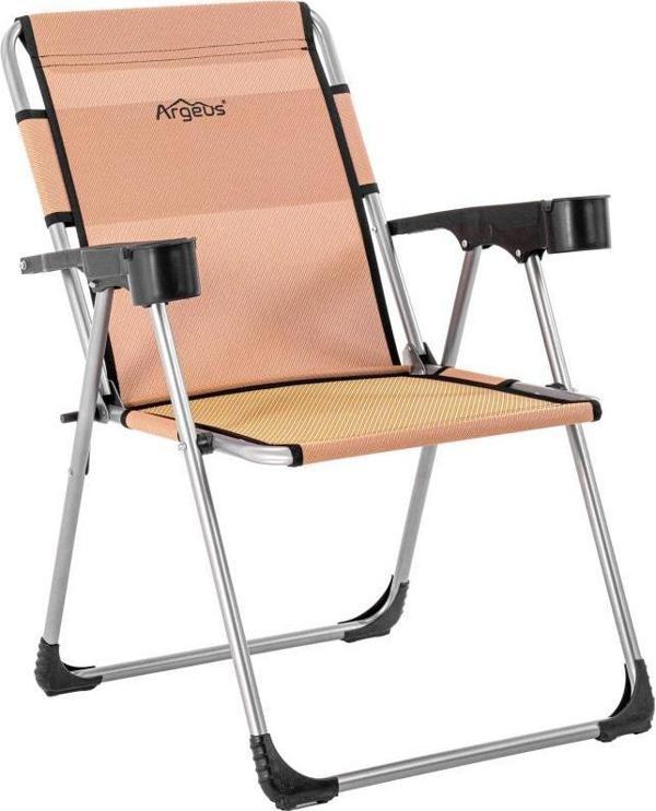 Argeus Rock Katlanabilir Kamp Sandalyesi Bardaklı - Bakır (A-20-R9) - Image 1