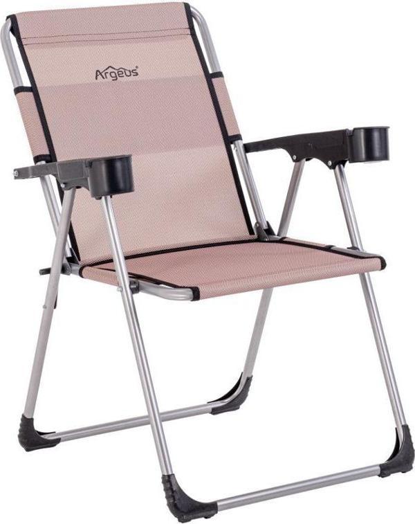 Argeus Rock Katlanabilir Kamp Sandalyesi Bardaklı - Kiremit (A-28-R6) - Image 1