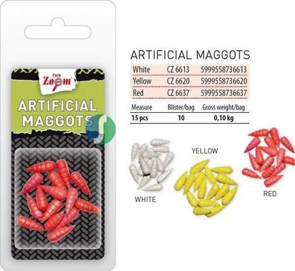 CZ 6613 Yapay Kurtçuk Beyaz - Image 1