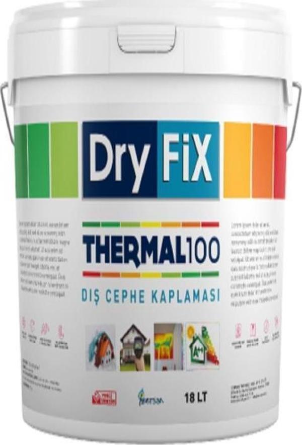 DryFix Thermal 100 Isı Yalıtım Kaplaması 18 Lt Beyaz - Image 1