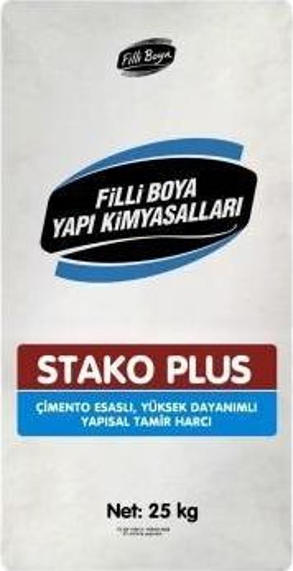 Filli Boya Stako Plus Tamir Harcı 25 Kg Çimento Grisi - Image 1