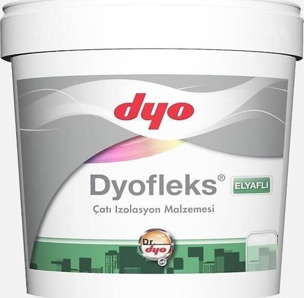 Dyofleks Elyaflı Çatı Su İzolasyon Malzemesi 5 Lt Beyaz - Image 1