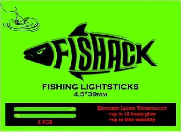 Fishack Jel Balıkçı Fosfor Çiftli 45*39mm - Image 1